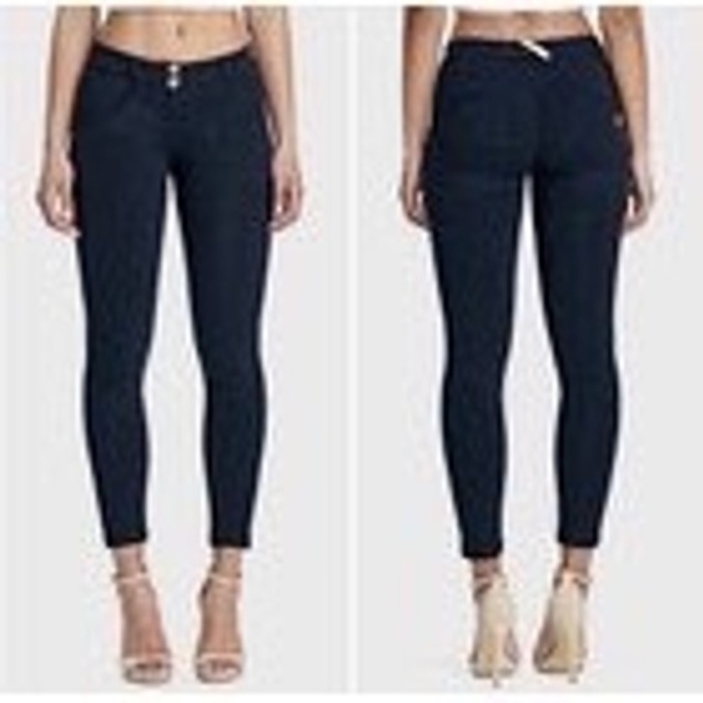 Freddy WR.UP Shaping Pants Womens Sz 6 Navy Sculpt Lift‎ Stretch Skinny Low Rise